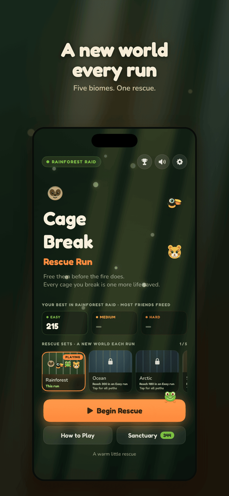 Cage Break gameplay screenshot