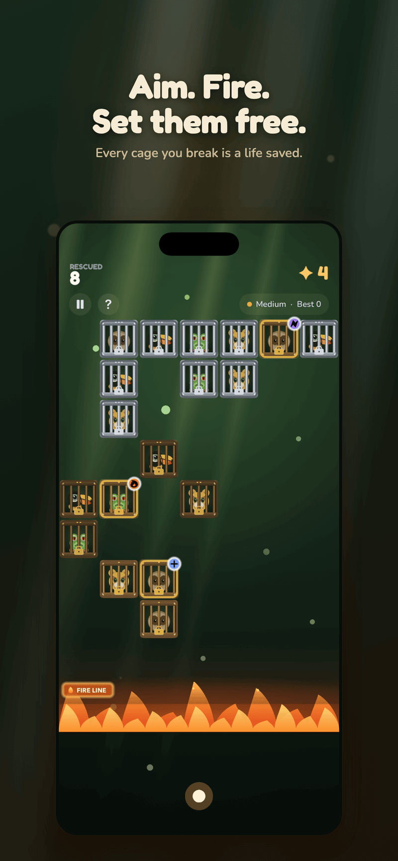 Cage Break gameplay screenshot