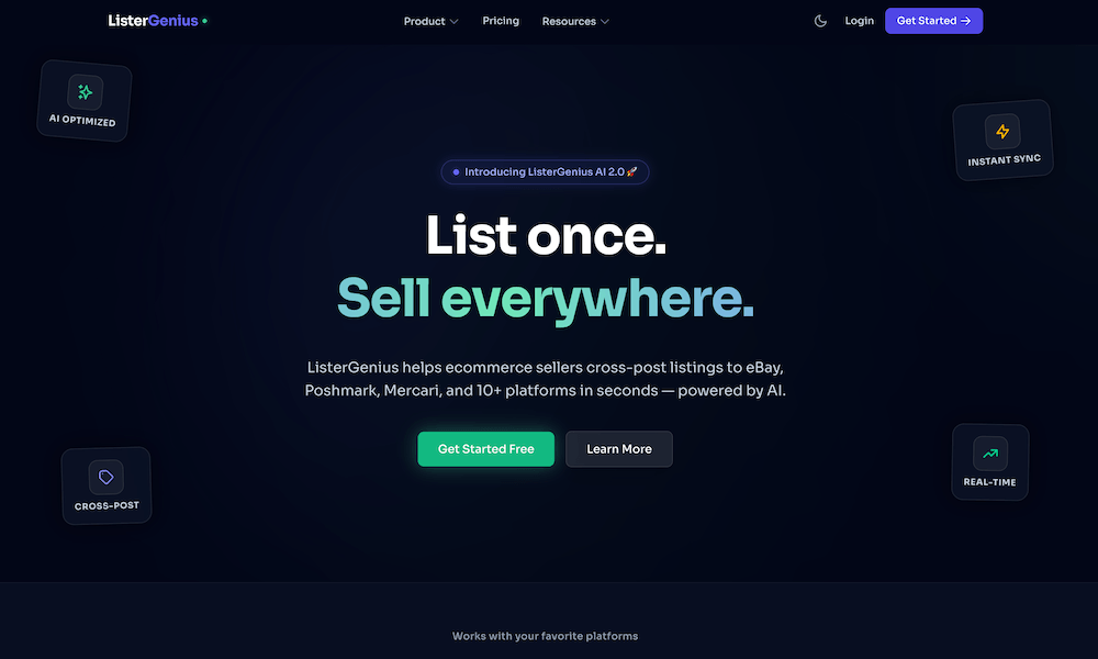 ListerGenius screenshot